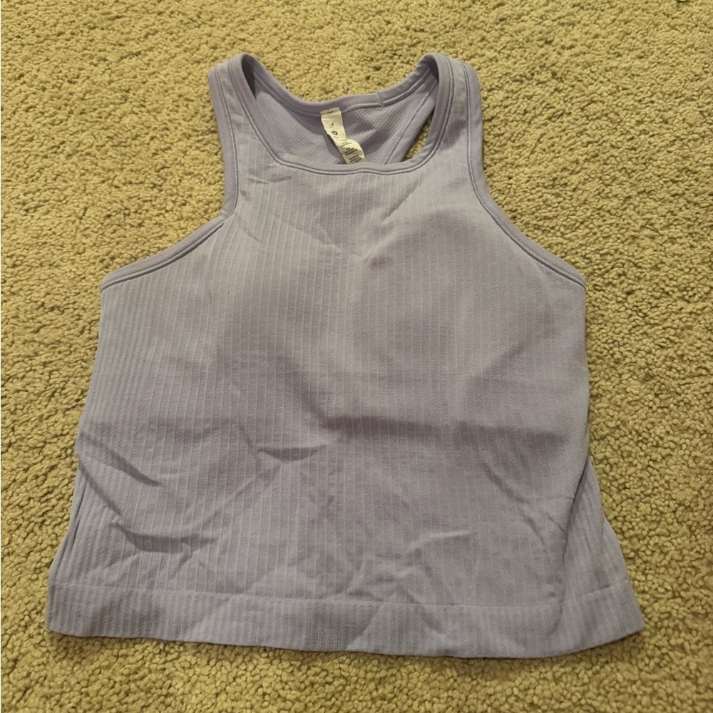 Lululemon Ebb to Street Racorback Tank Top with Built in Bra